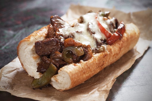 photo of cheese steak