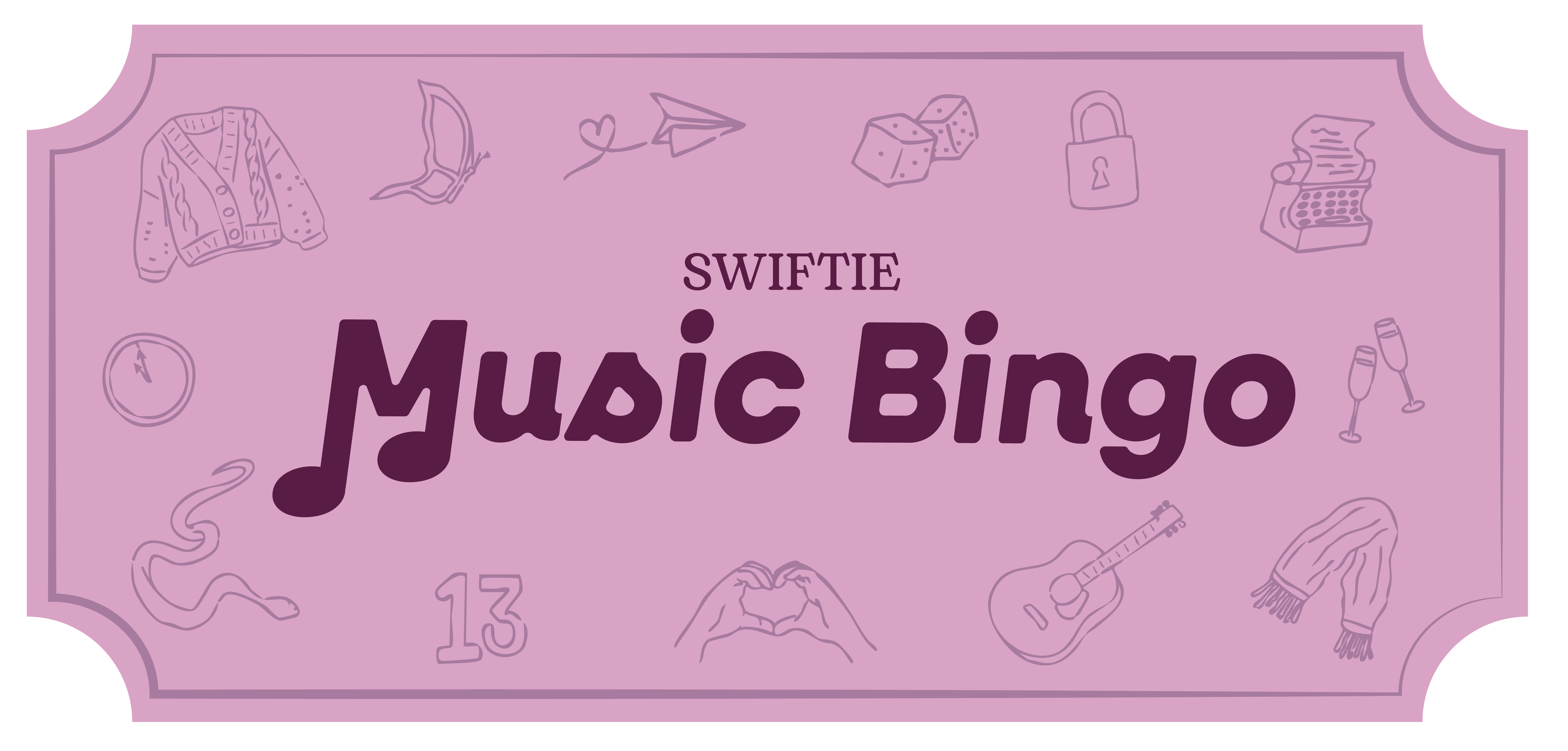 Swiftie Music Bingo