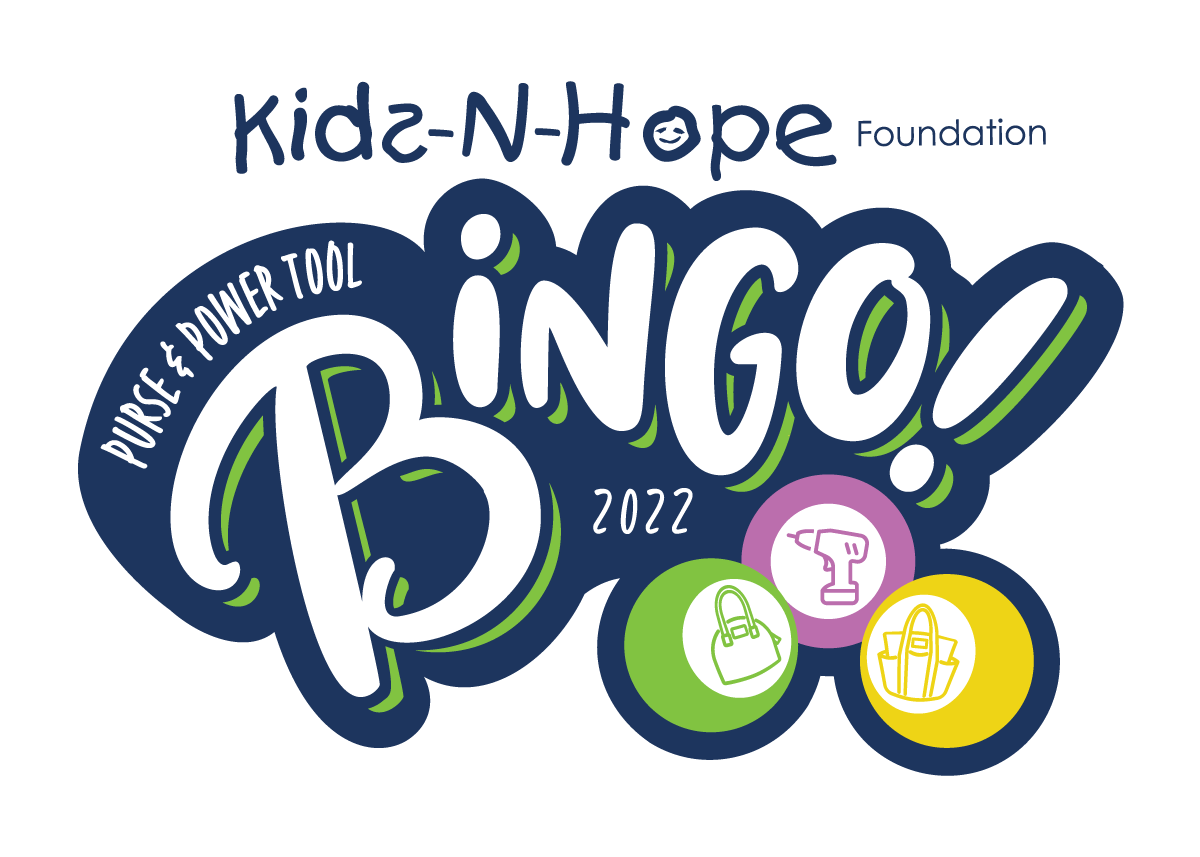 Kids-N-Hope Foundation's 2022 Purse and Power Tool Bingo Logo