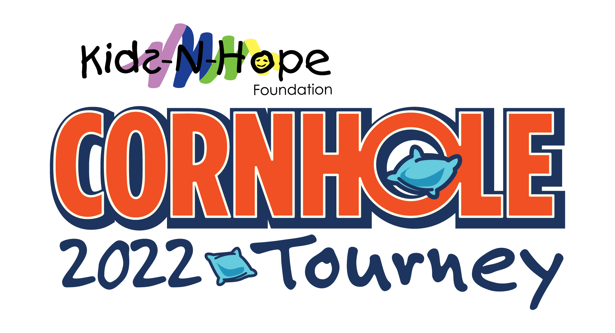 Kids-N-Hope Foundation's Cornhole Tournament Logo