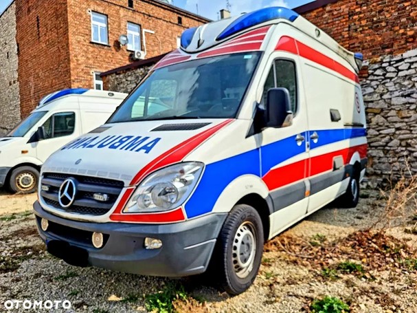 Photo of two ambulances which were purchased through the The Polish American Credit Union Support Fund