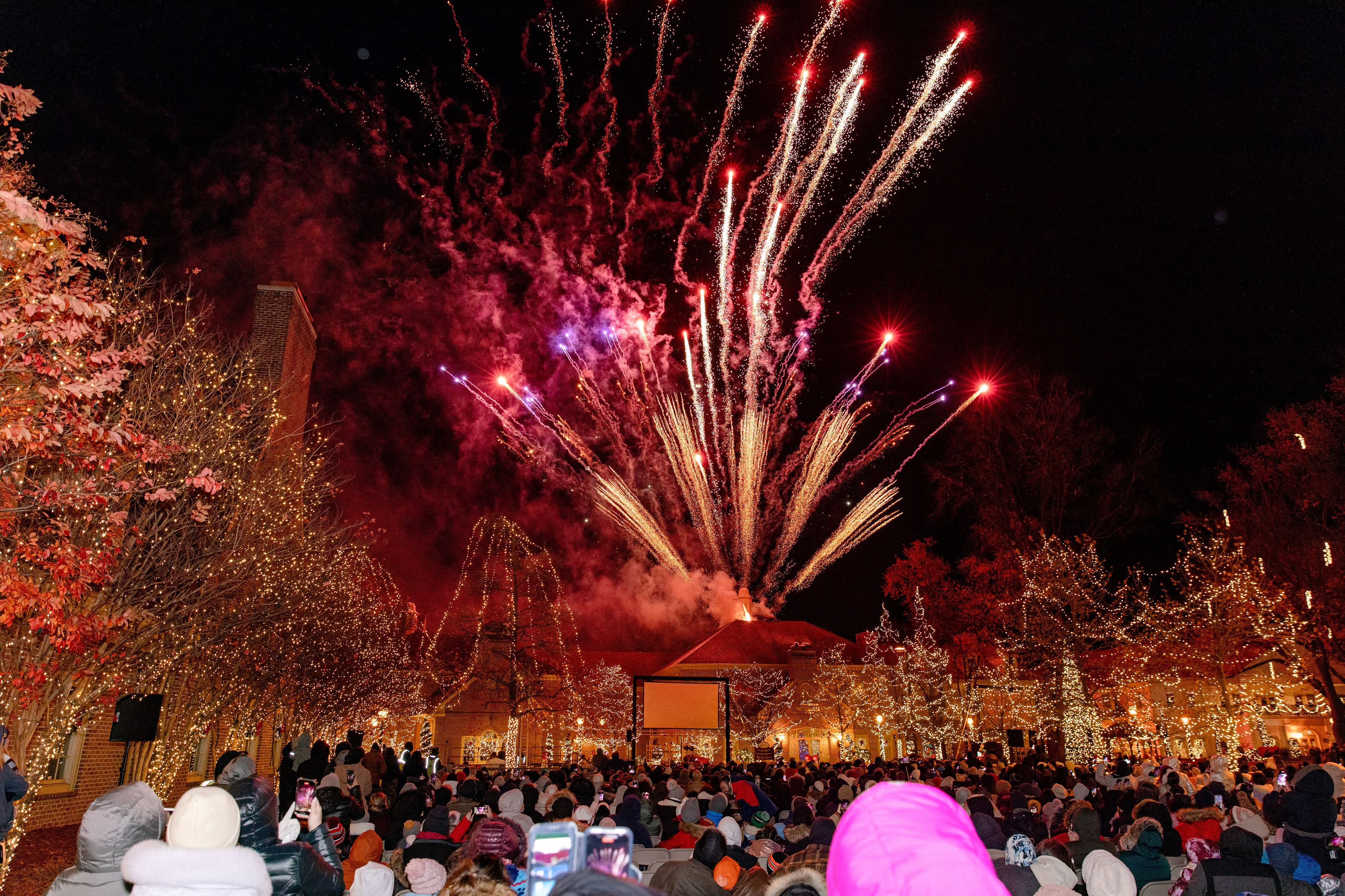 Fireworks at American Heritage's Grand Illumination Event