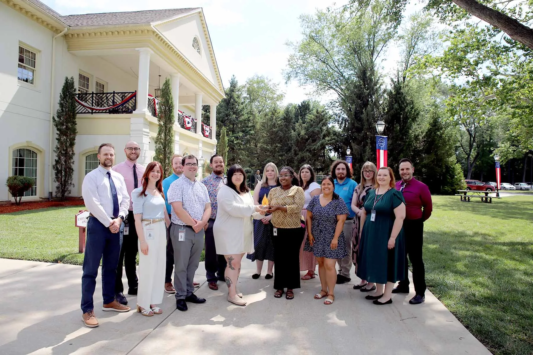 American Heritage Credit Union's Marketing department with 2026 MIC Award