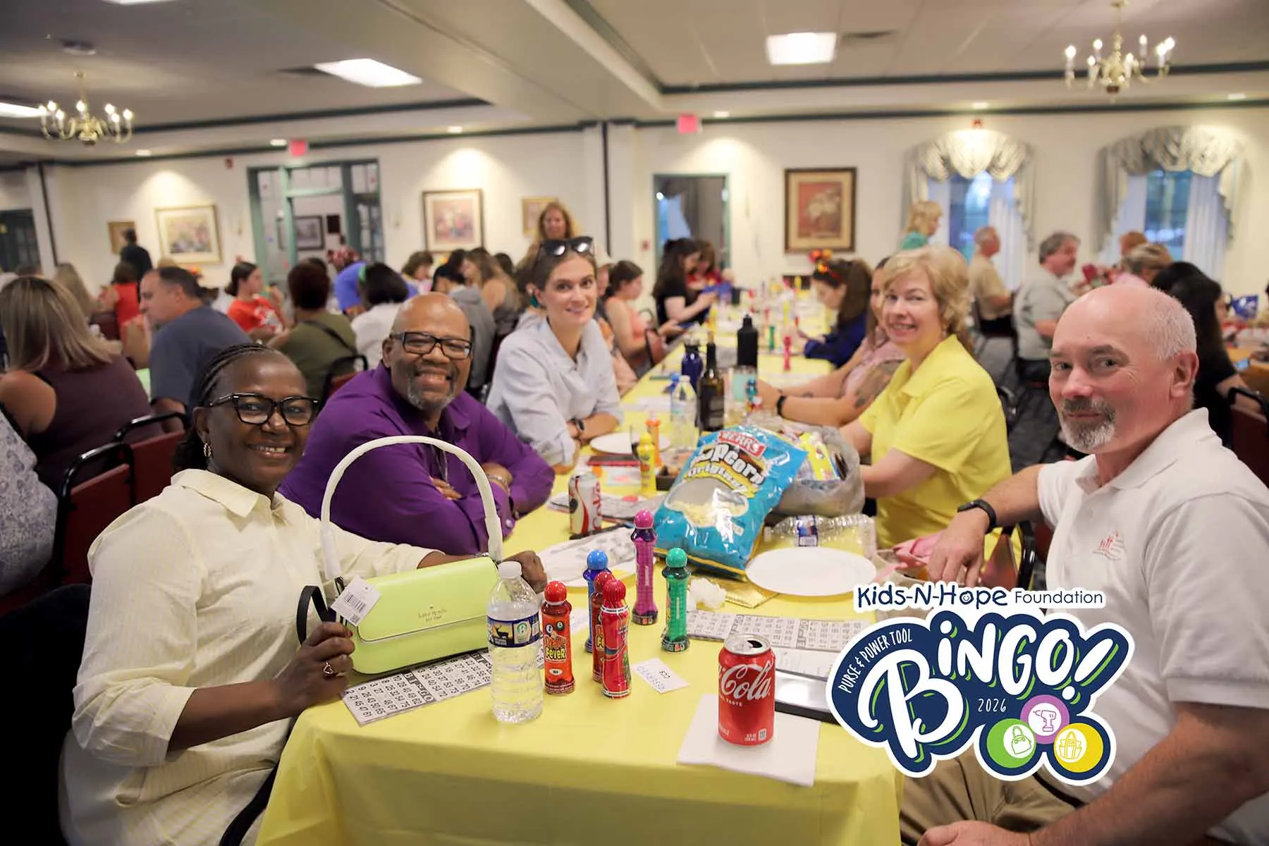 Kids-N-Hope Foundation July 2026 Purse and Power Tool Bingo