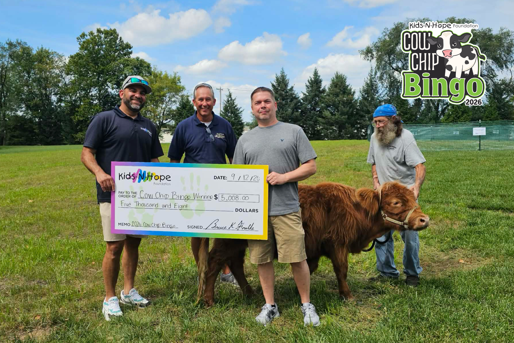 Kids-N-Hope Foundation Community Day and Cow Chip Bingo 2026