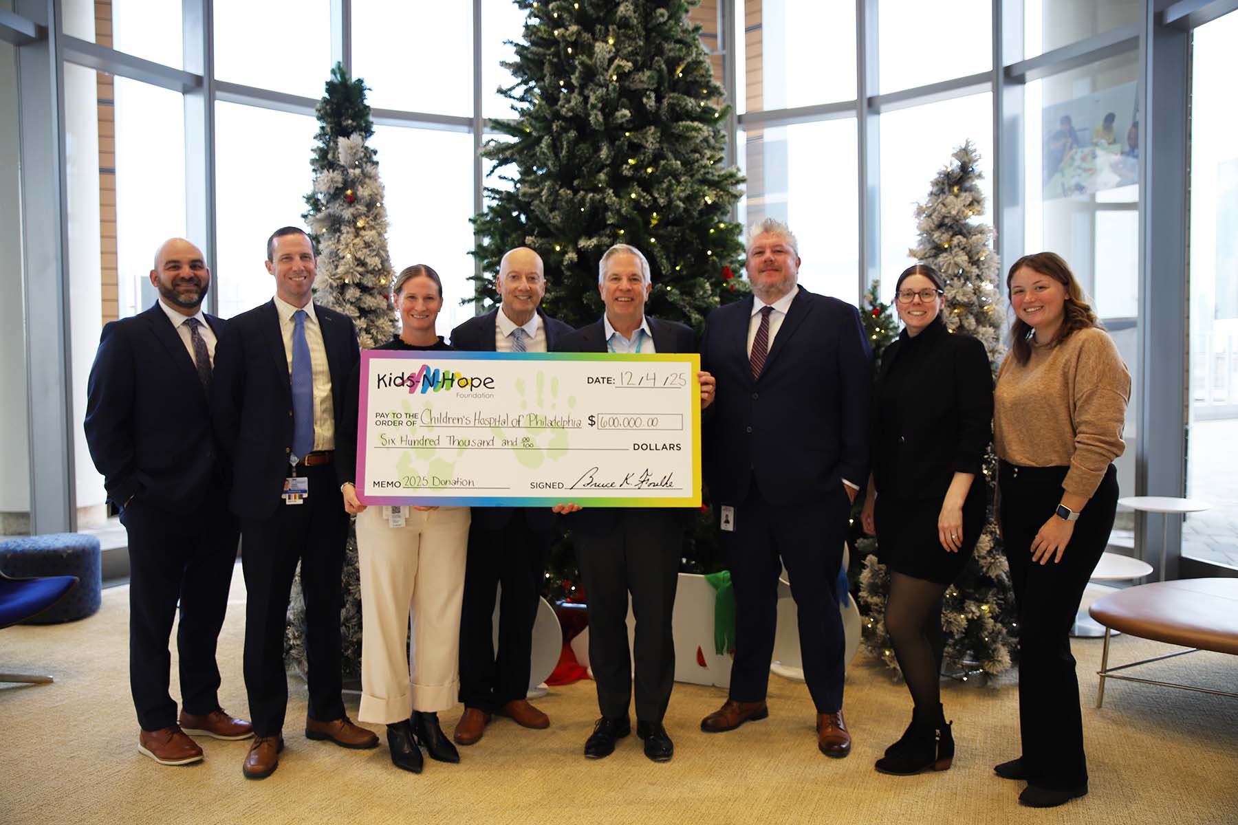 Kids-N-Hope Foundation providing seasonal gift to CHOP